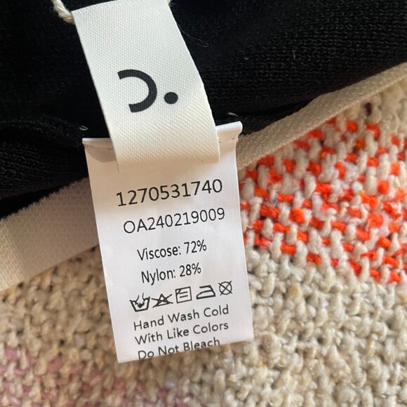 NWT Commense Black/White Contrast Button Sleeveless Mini Sweater Dress - Picture 6 of 13